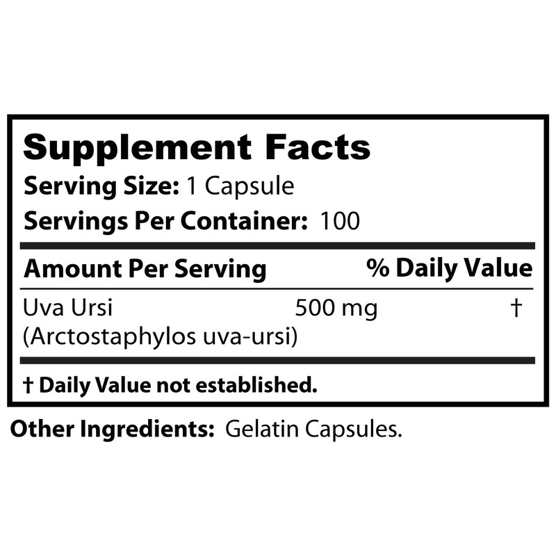 Dr Clark Store Uva Ursi Urinary Tract Support - 500
