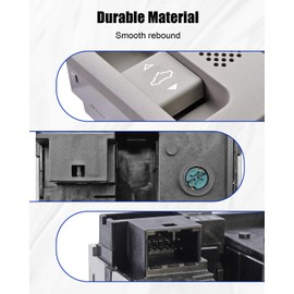 Sunroof Map Light Switch Assembly Fit for Acura TSX Sedan Honda Accord Coupe Sedan Civic Coupe Replace 35830-TA0-A01 35830TA0A01, Gray