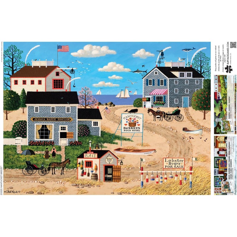 Buffalo Games - Charles Wysocki - Nantucket Breeze - 1000