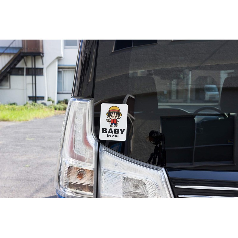 ゼネラルステッカー LCS-023 ルフィBABY in car