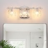 Osimir 3-Light Bathroom Vanity Light, Brushed Nickel Bathroom Light Fixture