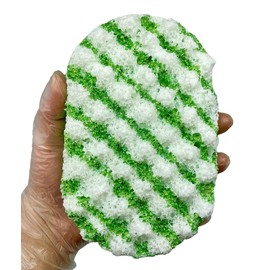 Coconut Paradise Exfoliating Soap Filled Sponge | Exfoliating Body Wash | Shower Pouf | Body Scub & Tan Remover | Coconut Body Wash | Father's Day Gift | Stocking Fillers | Valentine's Day Gift