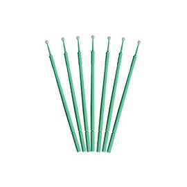 Vivid Microfoam Tip Applicators - Microbrush Applicator Great For Dental, Beauty or Personal Care, Comes with Convenient Dispenser, Pack of 400, PeleTip (Regular 2mm, Green)