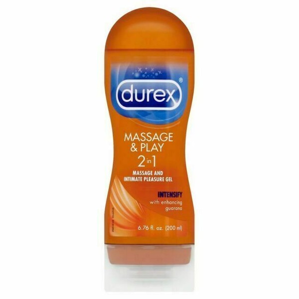 Durex 2 in 1 Massage & Play Water Based Personal Lubricant + *  FREE 3 Condoms *