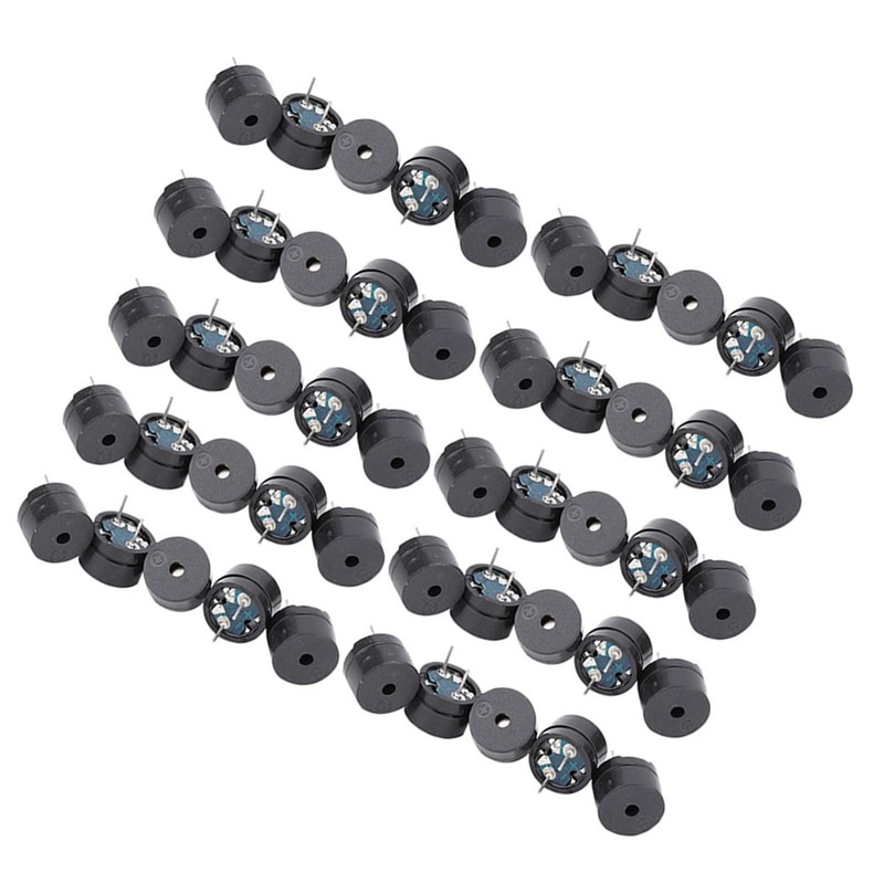 Pack of 50 16 Ohm AC 2KHz Electromagnetic Buzzer, 3V