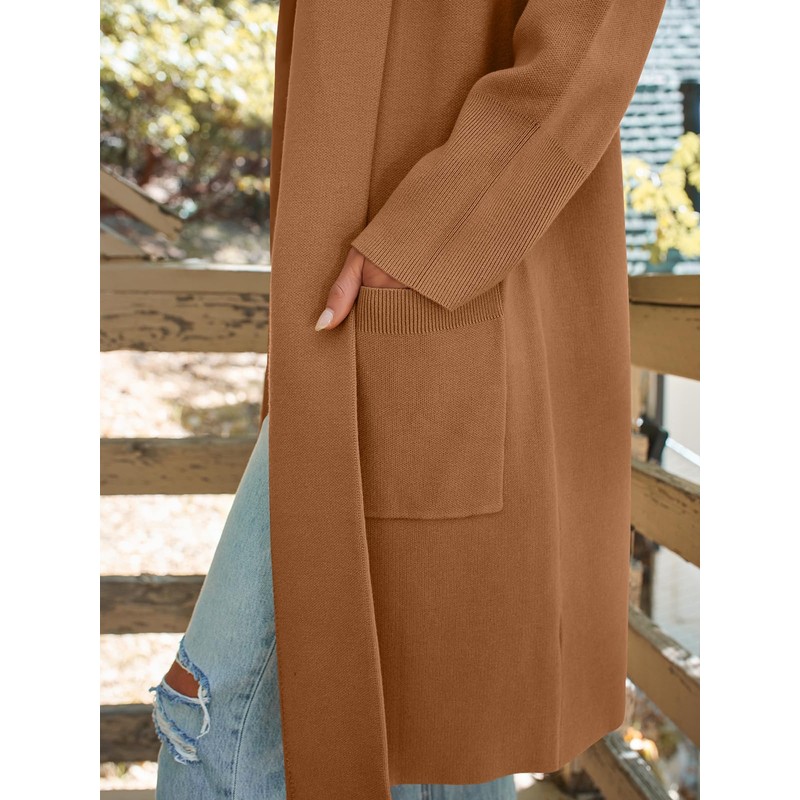 LILLUSORY Women's Long Dressy Cardigan Sweaters Fall Oversized Cozy Jacket
