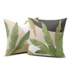 Kwlegh Spring Summer Pillow Covers 20x20 Green Leaves Pillow Covers
