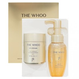 The Who UV Ultimate Anti-Wrinkle Cushion Sunbalm Special Set (Sunbalm 13g + Cleansing Oil 50ml) / 더후 UV 얼티밋 안티 링클 쿠션 선밤 기획 세트 (선밤 13g+클렌징 오일 50ml)