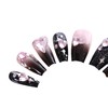 PN-006 Press-On Nails Varnished 10 Pieces Reusable False Nails Y2K