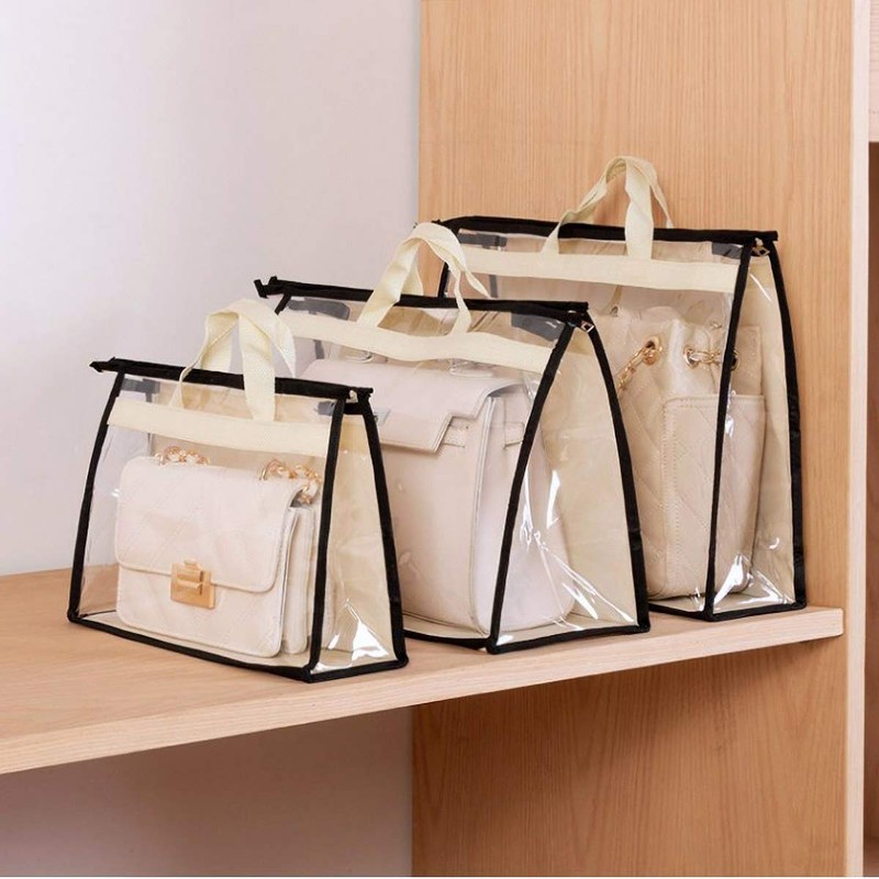 CINPIUK Clear Handbag Storage Bags Purse Organizer for Closet, Zipper