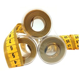 3 Units/Tape Measure, Double Sided Sewing Meter with Centimeters and Inches, Meter for Measuring Fabrics, Body, Furniture, etc. Metro with Storage Box, Different Packs, (3)