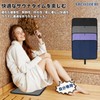 YACOTOERI Sauna Mat, Sauna Seat, Foldable, Compact, Button Folding Sauna