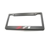 1PC Carbon Fiber Metal Z71 License Plate Frame Tag Cover