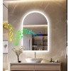 LUVODI Arch Backlit LED Bathroom Mirror with Bluetooth Speaker Anti-fog