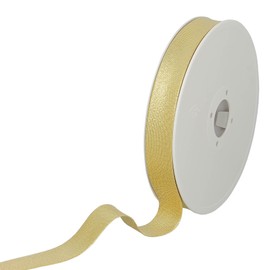 Les Petits Rubans Nastro sbieco metallizzato luccicante, 80% Poliestere 20% Lurex, 20mm x 20m, Oro