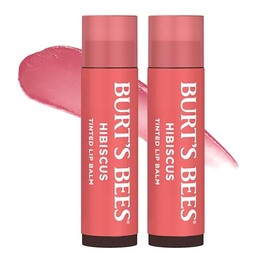 Bálsamo Labial Tintado Natural Burt Bees Hibiscus Unidades