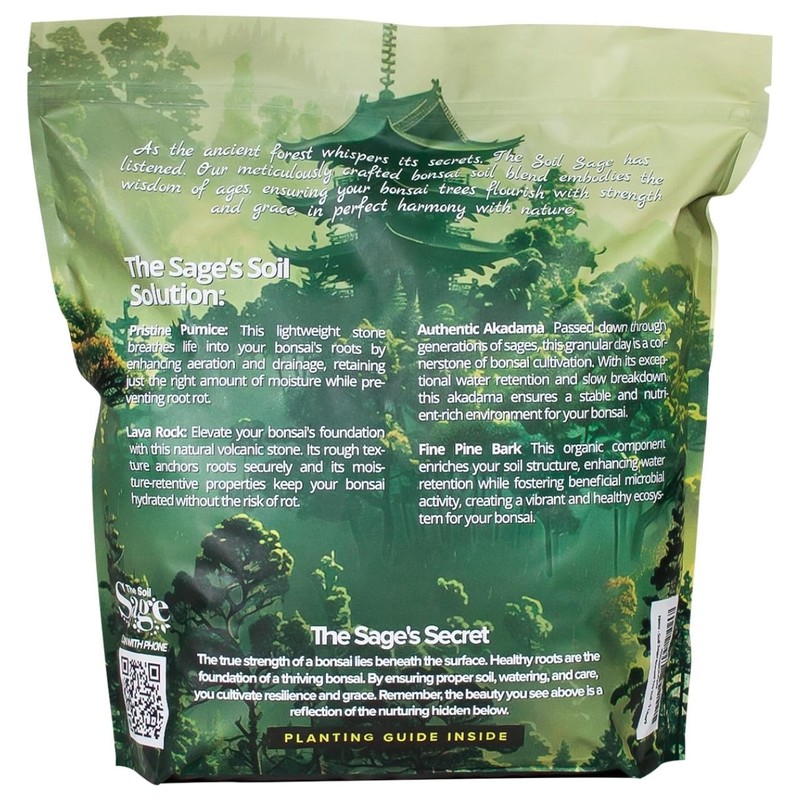 The Soil Sage 5qts/5l Premium Bonsai Mix - U.S.A. Made