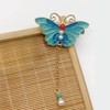Enamel Burn Blue Hair Clips (Butterfly Shape)
