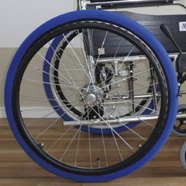 I A~uru Kea Foil Socks for Rear Wheels, Red, Small (S) Width: 3.3 inches (8.5 cm) (Suitable Wheel Size: 15 - 16 inches), Wheelchair, Wheel Socks, Laundry Net