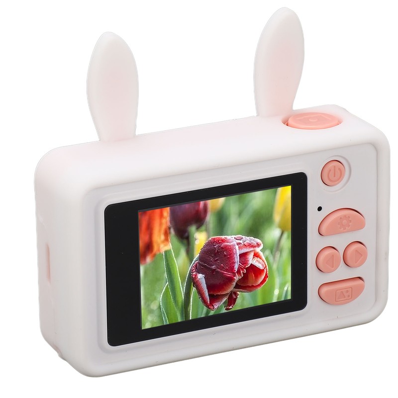 Kids Camera Toys HD 32MP Cute Small Rabbit Shaped Case