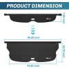 Nilight Trunk Cargo Cover for Toyota RAV4 Accessories 2019-2024 with