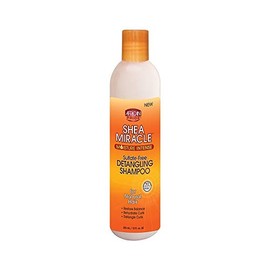 African Pride Shea Butter Miracle Detangling Shampoo 12oz (2 Pack) by African Pride