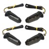 4Pcs Motorcycle LED Turn Signal Lights Mini Front Rear Indicator