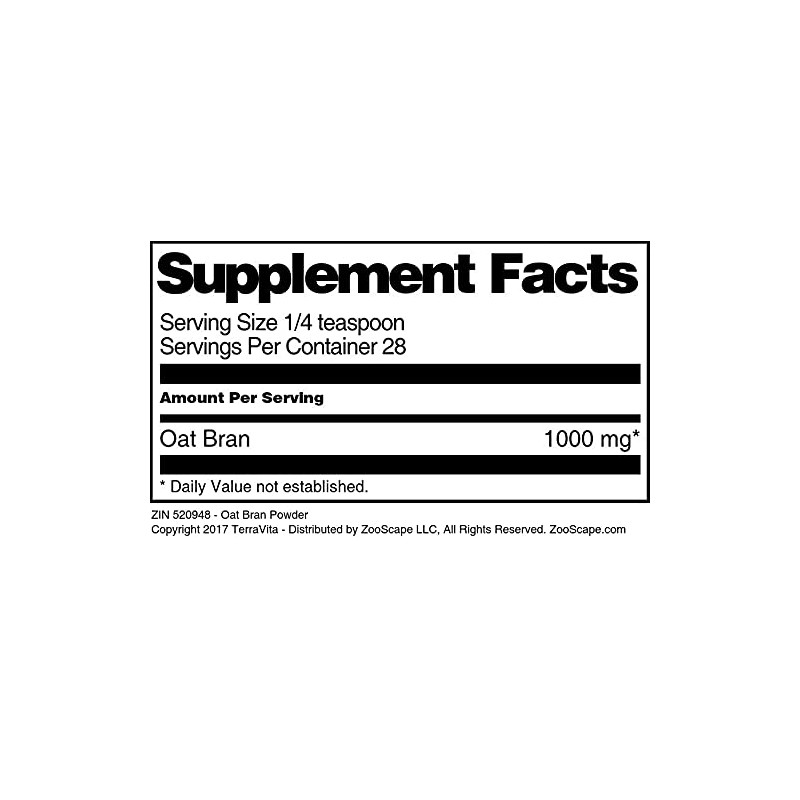 Oat Bran Powder (1 oz, ZIN: 520948)