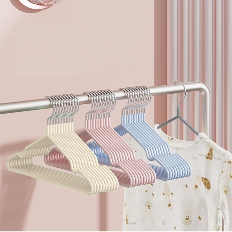 9270 Children's Clothes Hangers, Standard, Metal, Adjustable Hooks, Multi-Pack Code