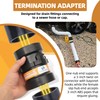 TonGass (2 x Combo Pack) RV Sewer Hose Fitting Adapter