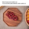 Tea Plate Natural Wood Environmental Protection Uniform Texture Odorless Serving