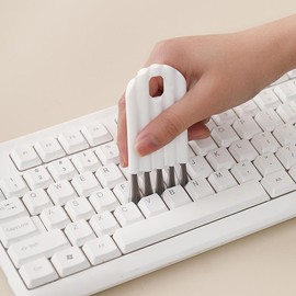 1 Piece Keyboard Cleaning Soft Brush, Keyboard Cleaner, Multi-Functional Computer Cleaning Tool:_Cloud White_one-size