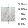 Natural White Quartz Cutting Board, 7.9" x 7.9" x 0.7"