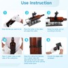 Homaisson Glass Bottle Cutter, Wine Bottle Cutter Kit for All