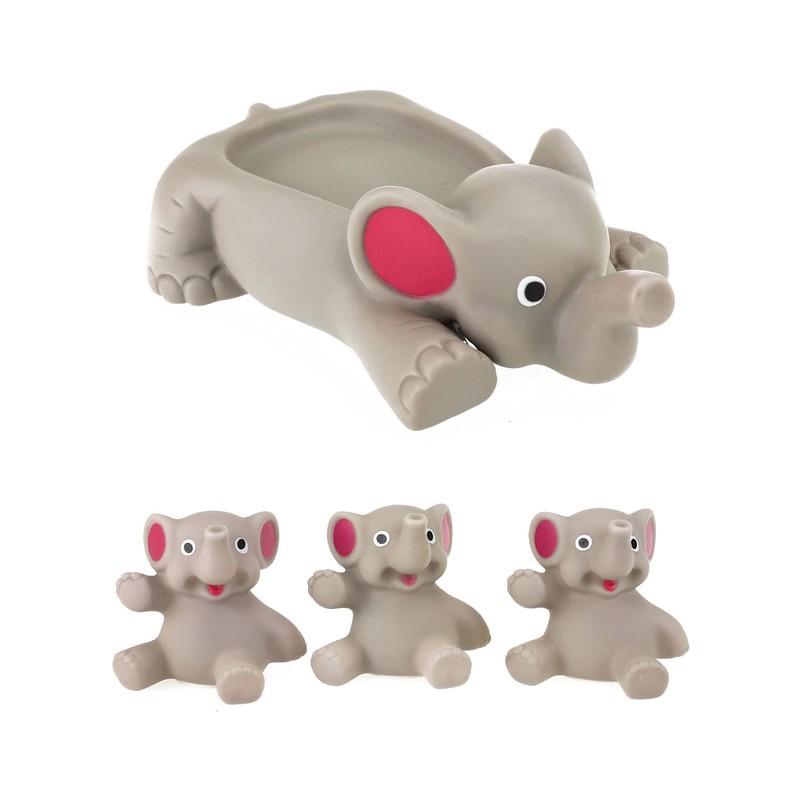 Toi-Toys Little Stars Bathtub Playset Large Bath Elephant & Little