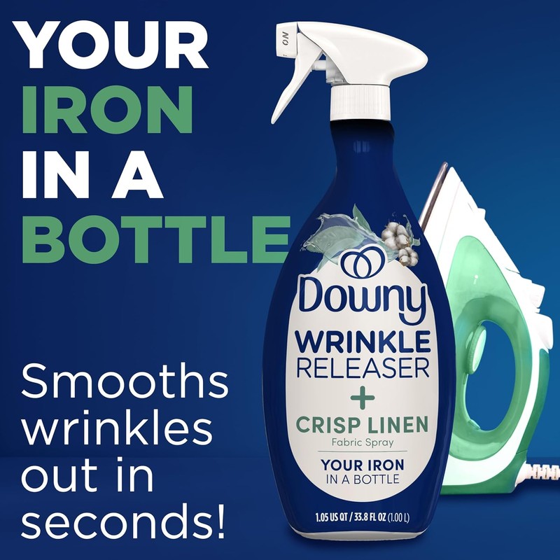 Downy Wrinkle Releaser Spray, All In One Formula, Removes Wrinkles,