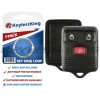 KeylessKing* Replacement Entry Remote Key Fob Shell Pad Case for