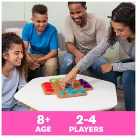 Spin Master Games, Otrio Wood Strategy Game, Interactive Puzzle Game, STEM Activity, 2 Players, for Ages 8 &Up