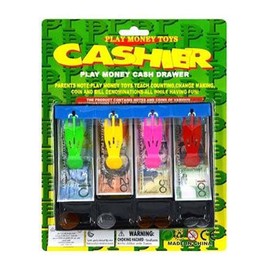 Yatsal Australia Play Money with Cash Drawer 21-Pieces