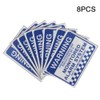 Faderr Warning Security Stickers, 8Pcs Notice Home Monitored Alarm System
