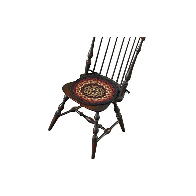 Park Designs Folk Art Braided Chair Pad