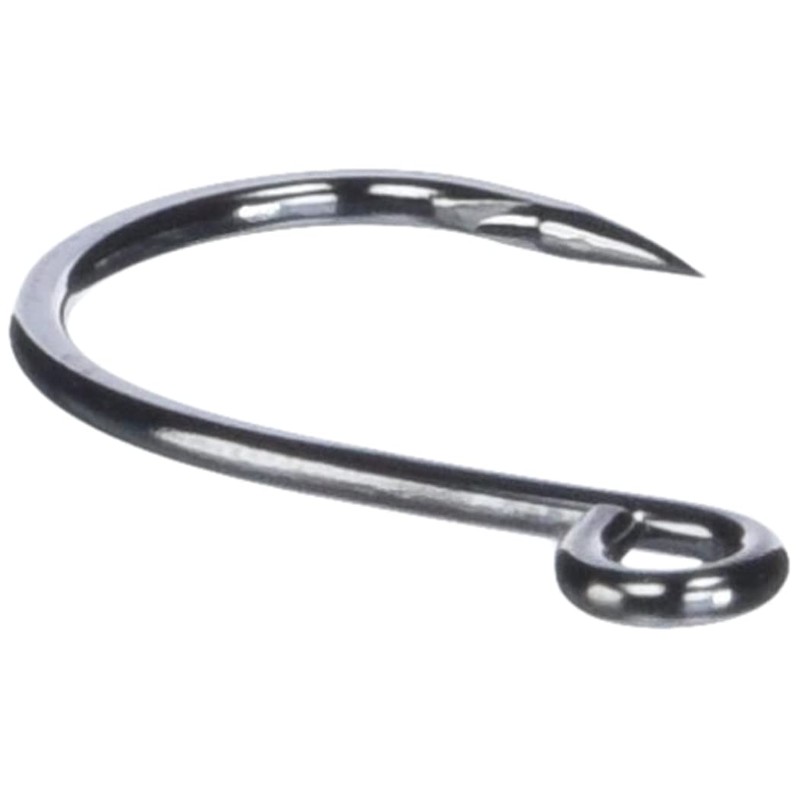 Inline Single Hook Black Nickel #2/0