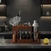 Lexenic Cocktail Making Dock, 23-Piece Cocktail Shaker Set with Versatile