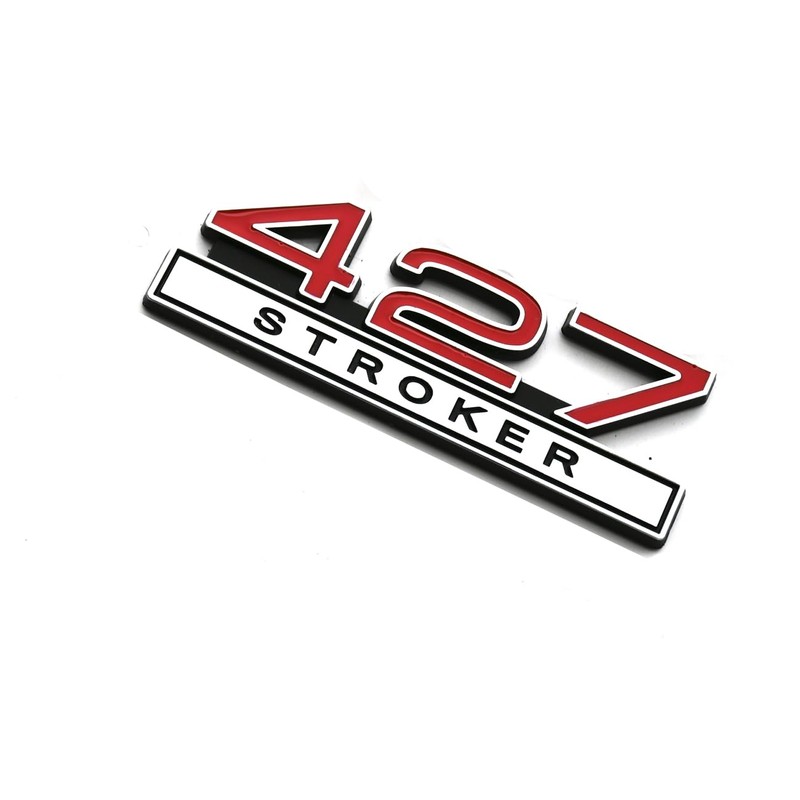 2pcs 427 Stroker 7.0 Liter Engine Emblems Badge 3D Decals