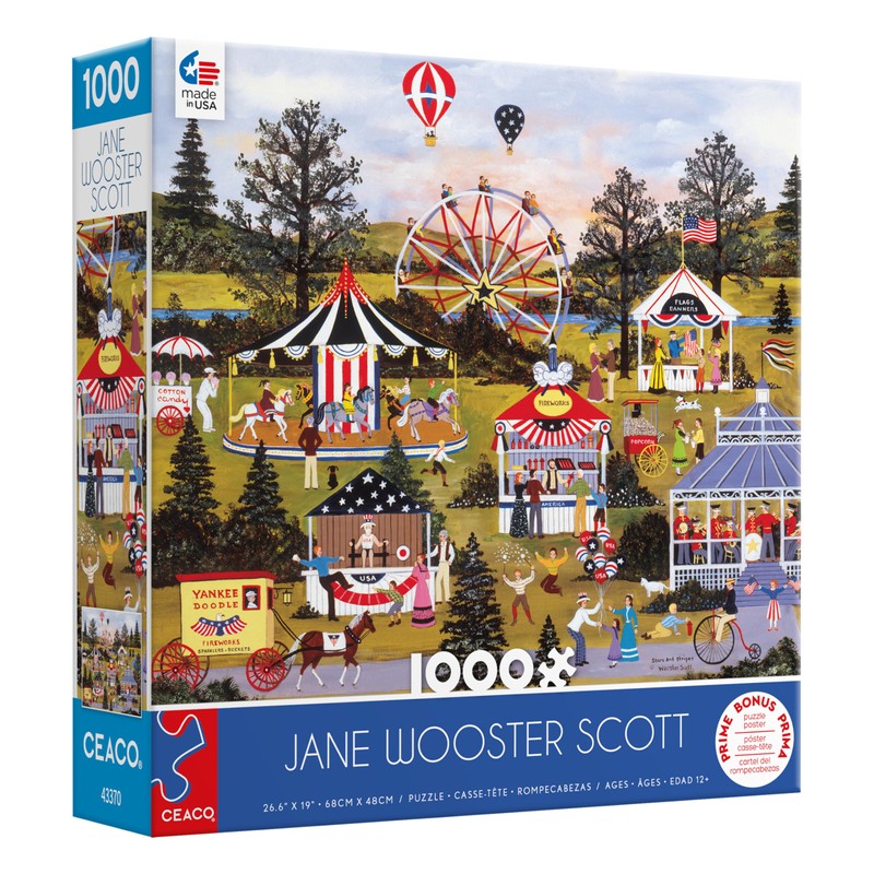 Ceaco - Jane Wooster Scott - Stars & Stripes II