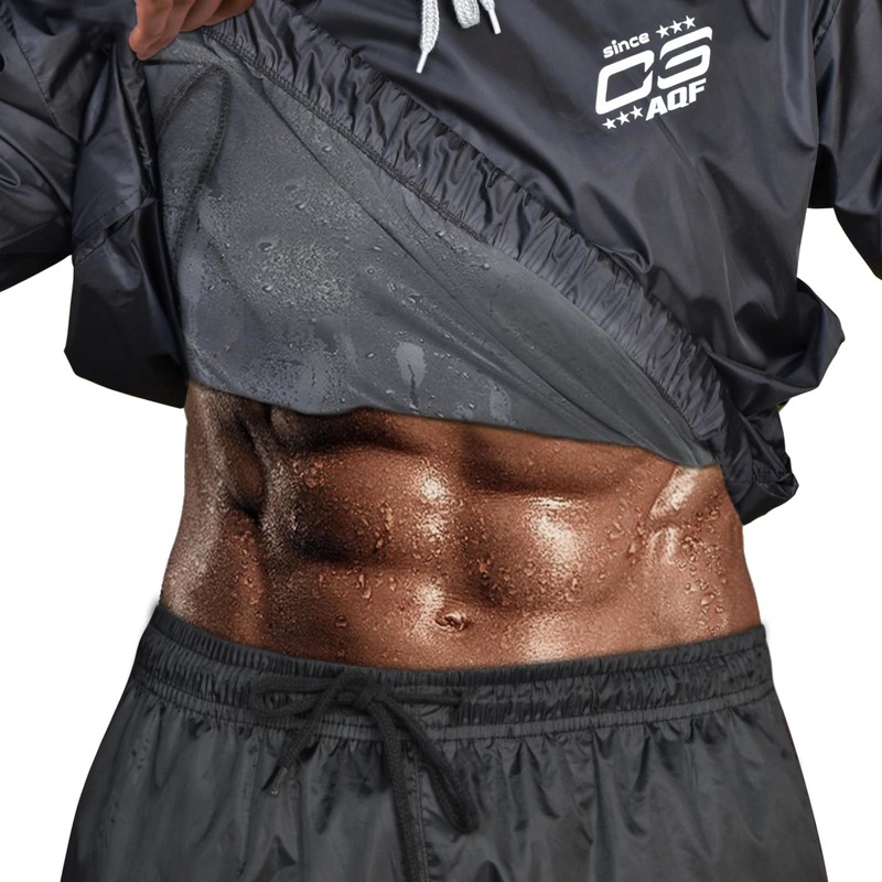 AQF AQF Heavy Duty Sauna Sweat Track Suit Weight Reduction