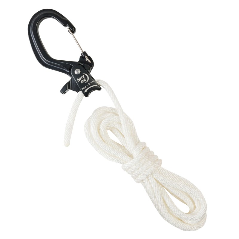 Nite Ize CamJam SlideLock Rope Tightener & 10 ft Nylon