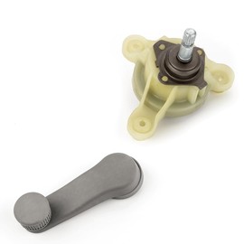 LST Aufnahme + Kurbel manueller Fensterheber Set vorne links kompatibel mit VW California Transporter T5 T6 Multivan V VI Polo 9N