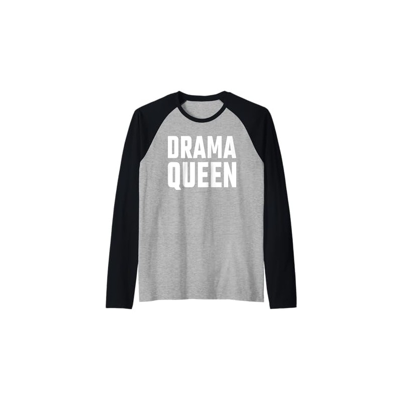 Drama Queen Raglan Baseball Tee