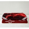 Erosebridal Ice Hockey Fleece Bed Throw 50"X60" Red Black White